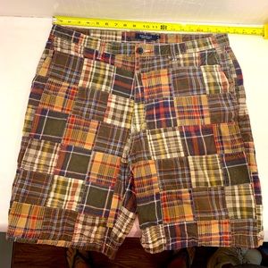 Men’s patch/plaid Sonoma Shorts